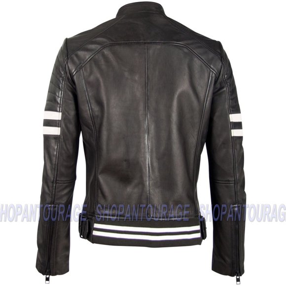 Mauritius Fazyl Black 100% New Genuine Lambskin Leather Jacket For Men - Picture 2 of 7